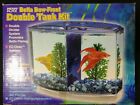 030172019524 Penn Plax Betta Bow Front Double Tank Kit