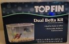 0737257905498 Top Fin Dual Betta Kit Tank Gravel Plastic