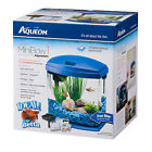 100117803 Aqueon Minibow Blue Led Desktop Fish Aquarium Kit 1 Galllon 015905178037