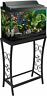 664255003072 Aquatic Fundamentals Gallon Metal Aquarium Stand Black