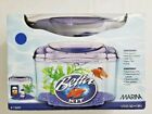 674986008635 Marina Betta Kit Purple Clear Gallon Plastic Aquarium