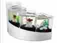 6835 Aqueon Kit Betta Aquarium Falls Gallon Fish Bow Mini Tank Led Desktop Bowl New