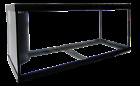 749729180555 Aquarium Masters Gallon Reef Ready Framed Show Plumbing