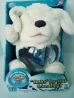 8829 Telebrands Teddy Tank White Puppy Dog Plush Animal Fish Bowl
