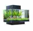 9496208 Modern Glass Aquarium Fish Tank 6 Gallon Freshwater Led Lights Home Office Decor 682269496208