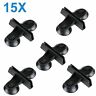 A717x15 Aquaneat Pcs Aquarium Fish Tank Divider Suction Cup Black Plastic
