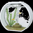 Aa20logdwhtm Mini Deco Aquarium With Hpled White 4897030551086