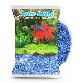 Activ Betta 029904109718 Blue Gravel 1 Lbs - Ph Balance Water Clarity Ideal