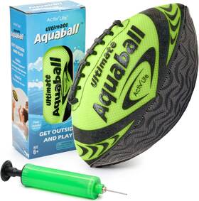 Activ Life 860010528976 Water Football For Pool Beach Outdoor 9.5-inch Waterproof Green