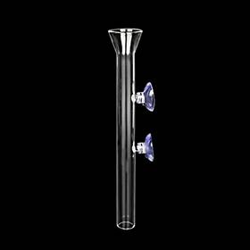 Ailinda 770824410162 Ailindany 200mm Fish Feeder Tube Aquarium Clear Glass For Ta