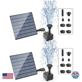 Aisitin B0d95c4wqy Solar Water Pump Kit For Outdoor Feature Bird Bath Fountain Pon
