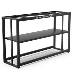 Akenow 786194666467 55-75 Gallon Fish Tank Stand With Storage Shelf 48.5 X14.9 X 29.2 Inch Aquar