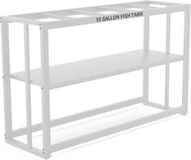 Akenow Gb-667 55-75 Gallon Fish Tank Stand With 48.5 X 29.2 14.9 Inches White