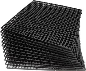 Alegi 313112519583 12 Pcs Aquarium Fish Tank Divider Plastic Egg Crate Filter Bottom