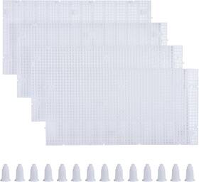 Alegi 445032070011 Plastic Grid Divider Tray Egg Crate Louvre Aquarium Fish Tank Bottom Isola