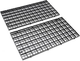 Alegi 445051686606 Aquarium Fish Tank Bottom Isolation 4 Pcs Plastic Egg Crate Grid Divider Tray E