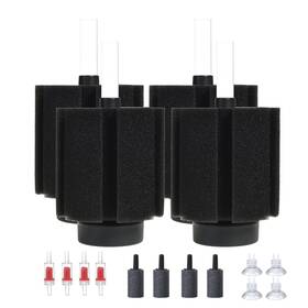 Alegi B0bzt424cd Bio Sponge Filter With Ceramic Media - Quiet Aquarium And Clear Water