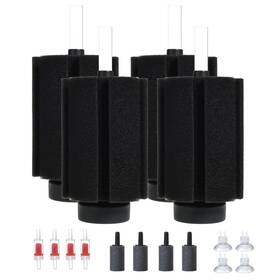 Alegi B0bzt5vy3r Aquarium Bio Sponge Filter Ceramic Media Clear And Quiet