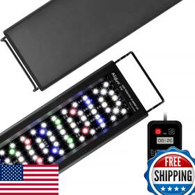 Alidou B0d4xzvbjd Advanced 7-row Led Aquarium Light Controller Auto On Off Full Spectrum