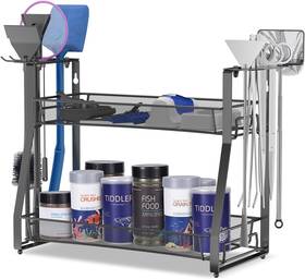 Amawarm 313096897868 Fish Tank Accessories Organizer Cleaning Tools Rack Aquari