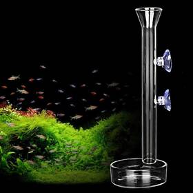 Hu-xi-57 Anxunjim Shrimp Feeding Tube And Dish Clear Crystal Glass Feeder Tray For