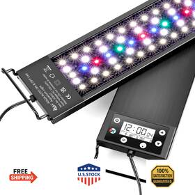 Aqqa B0bhnx5qfp Aquarium Fish Tank Led Light 24/7 Automatic On/off Dimmable Multi-function