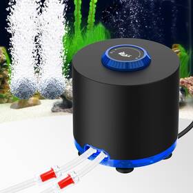 Aqqa B0cg5prmsd Aquarium Air Pump Quiet Powerful Fish Tank Aerator 3w/6w/10w