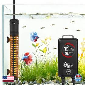 Aqqa B0dcg6p8v1 800w Aquarium Heater Fish Tank Digital Thermostat Over-temperature D