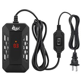 Aqqa B0dfgj5qvn Aquarium Submersible Heater For Fish Tank Led Temperature Display And Built