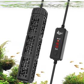 Aqqa B0dhgr65r5 Aquarium Heater 150w For 15-30 Gal Fish Tank 59-93 F Auto Shut-off