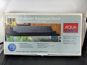 Aqua Culture 047497964682 Tetra Care Fish Tank Aquarium Hood 24 Inch X12 Full Light 15/20 Gallon