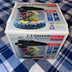 Aqua Culture 049146001502 Aquarium Kit Led Lighting Internal Filter 1.5 Gallon Home Office Desk Betta Tank Aqua Culture 049146001502 Aquarium Kit Led Lighting Internal Filter 1.5 Gallon Home Office Desk Betta Tank