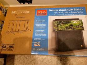 Aqua Culture 3555 Aquarium Stand 55 Gallon Model #3555 Includes Optional Free Fish