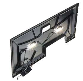 Aqua Culture 672670571656 Led 10 Gallon Fish Tank Low-profile Hood Aquarium Lightweight