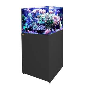 Aqua Dream 769293935931 90 Gallon Black Coral Reef Aquarium Ultraclear Transparent Glass Filtration Sump