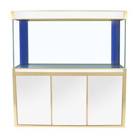 Aqua Dream Ad-1560-abk 170 Gallon Fish Tank Premium Tempered Ultra-transparent Glass Aquarium White-p