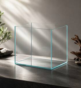 Aquago Am2560 Glass Nano Aquarium Tank 5.9 X 4.3 5.1 Inch Rimless Betta Shrimp