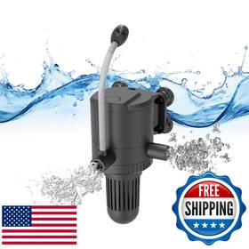 Aquamiracle B0cz933xyv Aquarium Powerhead Pump With Double Water Outlet And Aeration 320gph