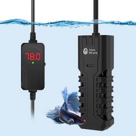 Aquamiracle B0fjrkkfrx 100w Fish Turtle Tank Heater With Protective Housing Adjustable