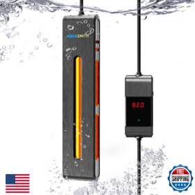 Aquasmith B0d4dj4734 300w Aquarium Heater 60-90 Gal Fish Tank With External Digital Led Contro