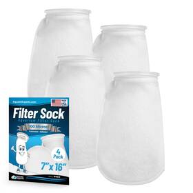 Aquatic Experts B08r42dzbv 7 Inch Filter Sock - 100 Micron Felt Socks F