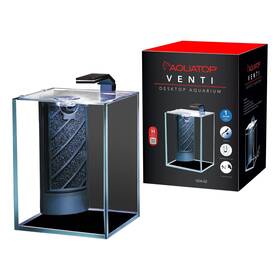 Aquatop 39001211 Venti Professional Showcase Glass Aquarium Kit 1-gallon For Fre