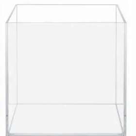 Aquatop Hcc-14 11.33 Gallon High Clarity Low Iron Glass Cube Aquarium