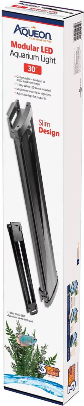 Aqueon 015905156127 Modular Led 30 Inch Aquarium Light Fixture Nib