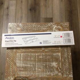 Aqueon 015905290203 Versa-top Hinged Glass Top 20 X 10 Inches Still Sealed