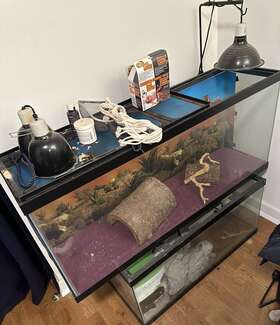 146-10021 Aqueon Glass 75 And 45 Gallon Long Aquarium Tank Black Trim