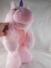 Asotvunicorn Telebrands Teddy Tank Magical Pink Plush Unicorn Fish Candy