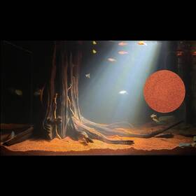 Awxzom B0byp3cttz 11lb Natural Red Aquarium Sand Lava Rock - Freshwater/saltwater Plants
