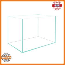 Awxzom B0d3f36cty Nano Rimless 1.1gal Clear Glass Fish Tank 7.8x5.5x5.9 Inch