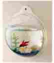 Az-fishbubble8 Fish Bubbles Bubble Wall Mounted Acrylic Bowl 608506533062